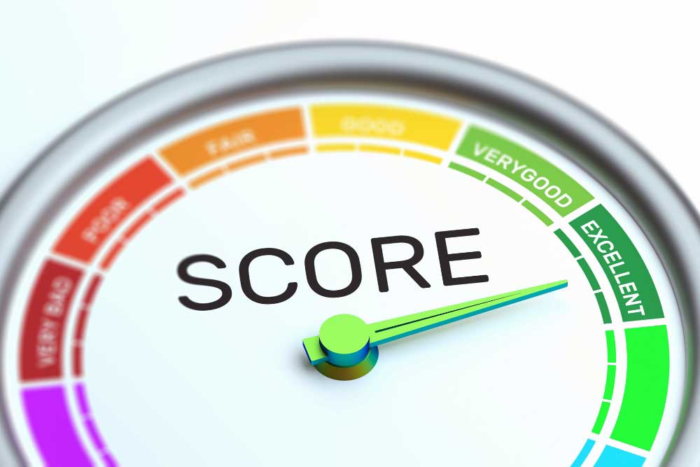 What-Happens-to-My-Credit-Score-After-I-File-Bankruptcy-in-Indiana-3 Credit score gauge pointing to excellent, visual for rebuilding credit after an Indiana bankruptcy.