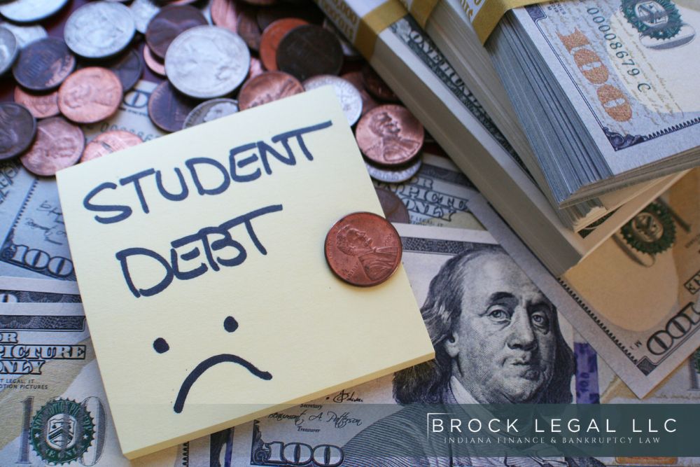 bankruptcy student loan debt Indiana