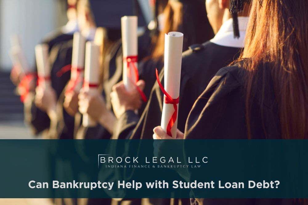 bankruptcy student loan debt Indiana