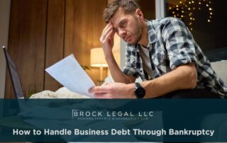 How to Handle Business Debt Through Bankruptcy